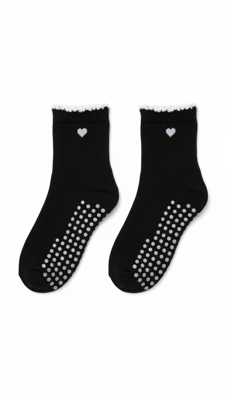 Calcetines Antideslizante en color negro Vishva Soul