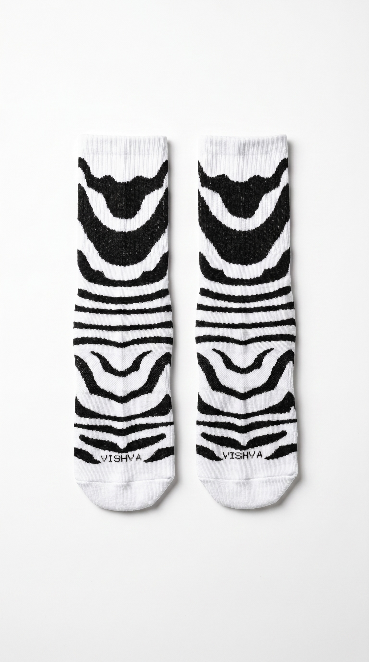 Calcetas Deportivas Antiderrapantes 'Zebra Print'