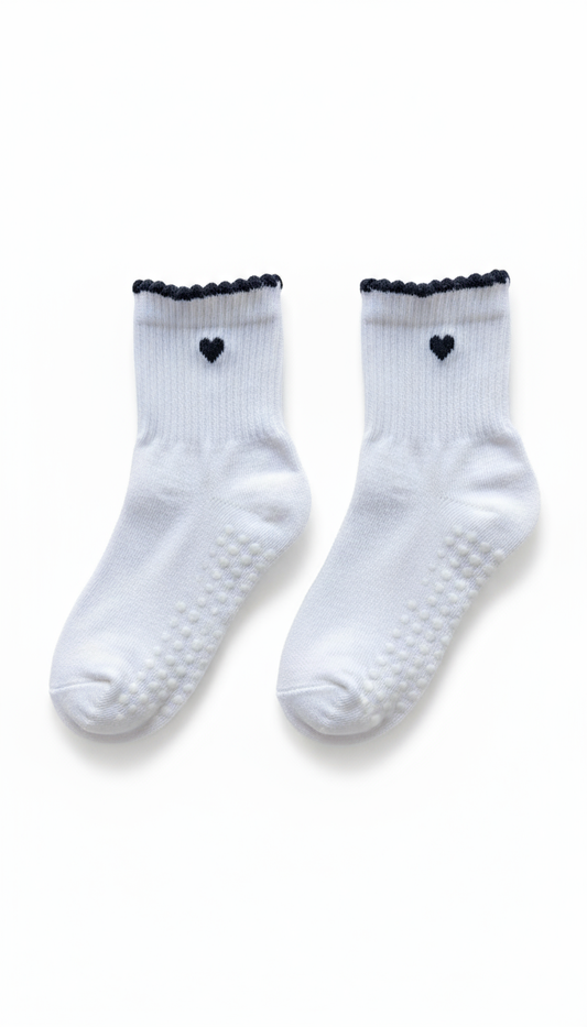 Calcetines Antideslizante en color blanco Vishva Soul