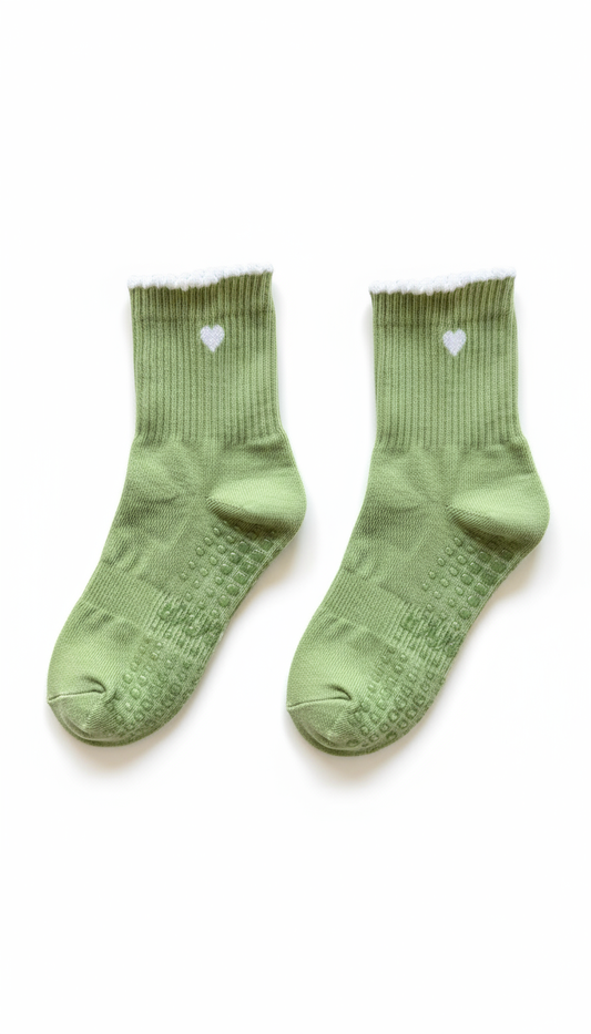Calcetines Antideslizante en color verde Vishva Soul