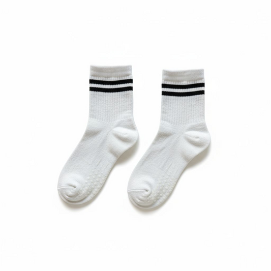 Calceta antideslizante blanco Vishva Toby