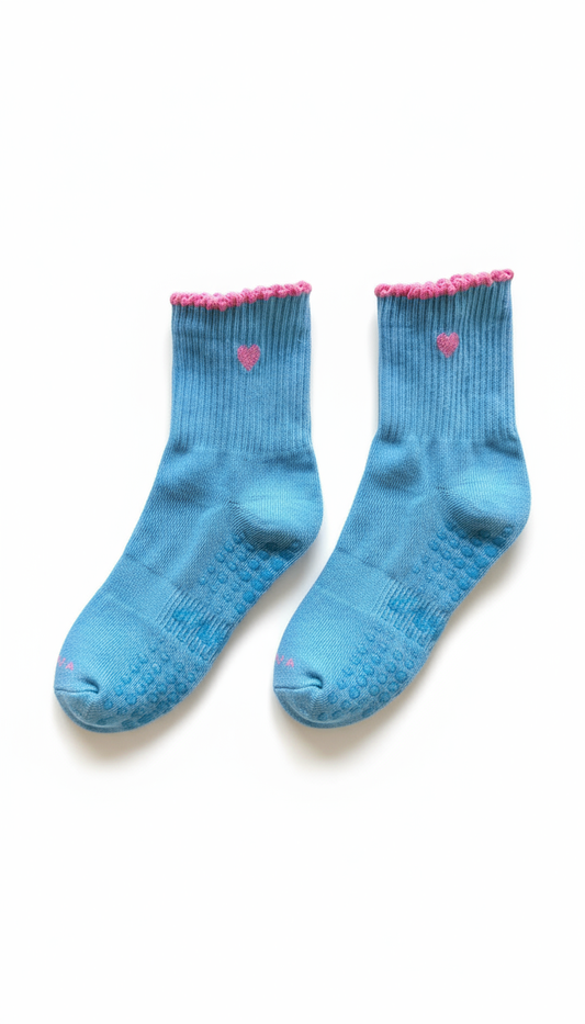 Calcetines Antideslizante en color azul Vishva Soul