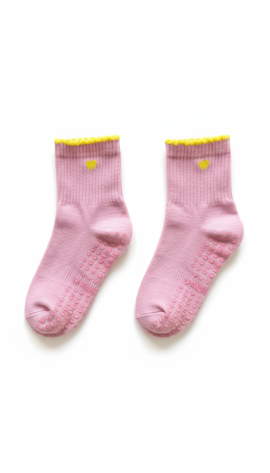 Calcetines Antideslizante en color rosa Vishva Soul